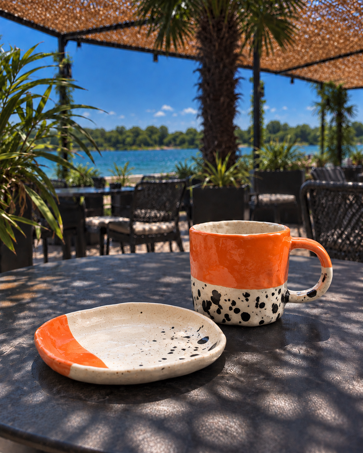 Aquarius Clay Club - Ceramic cups & plates workshop at Jarun Lake