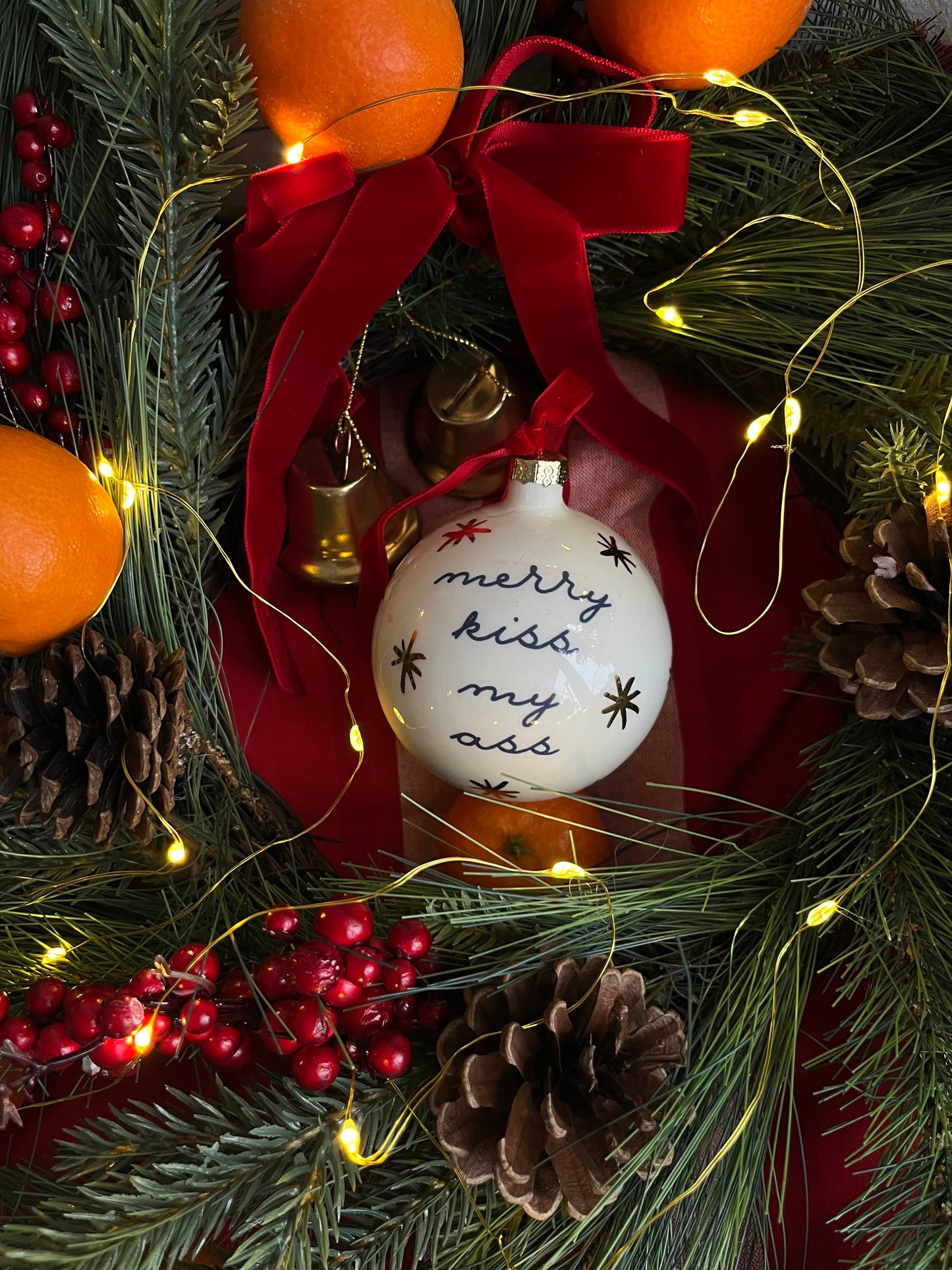 Bauble Merry kiss my ass