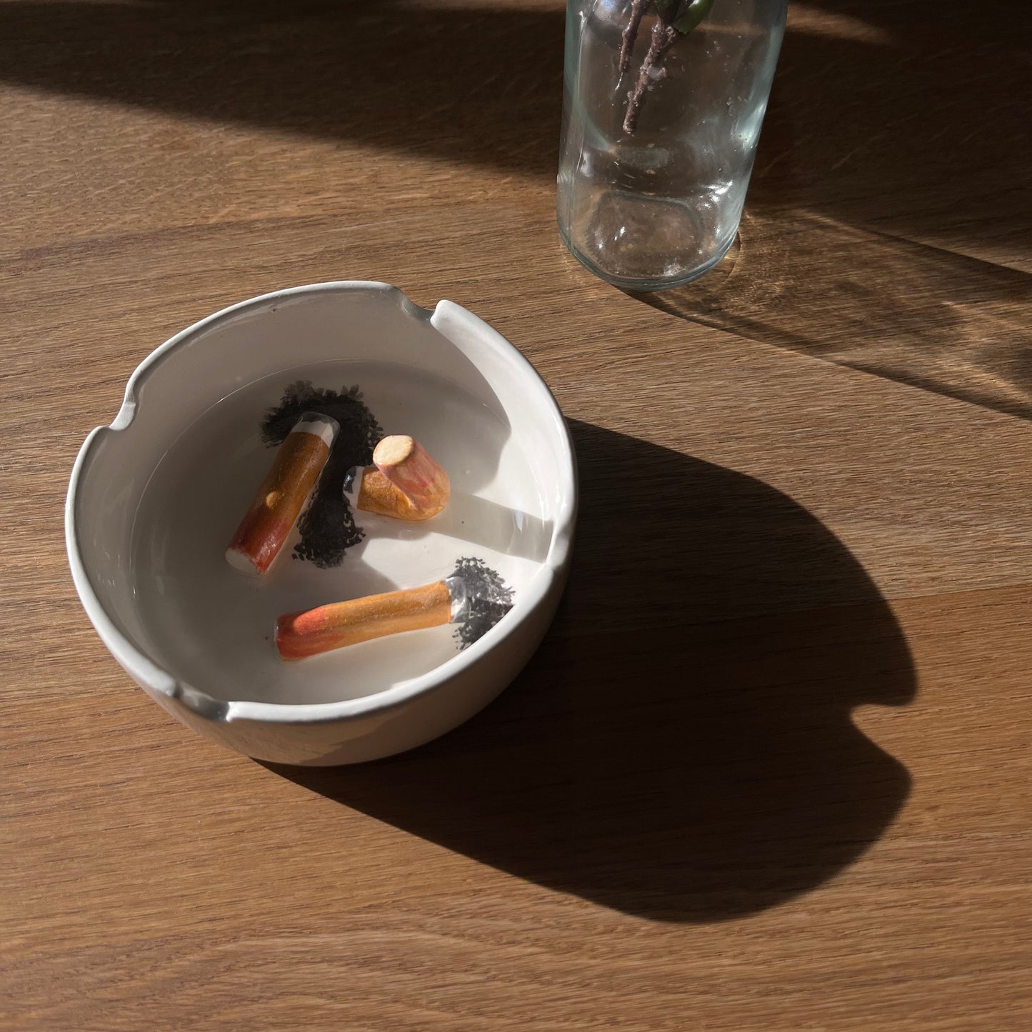 Ashtray/accessory holder full of cigarettes #5