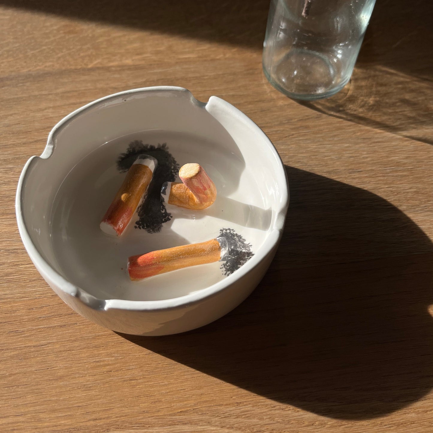 Ashtray/accessory holder full of cigarettes #5