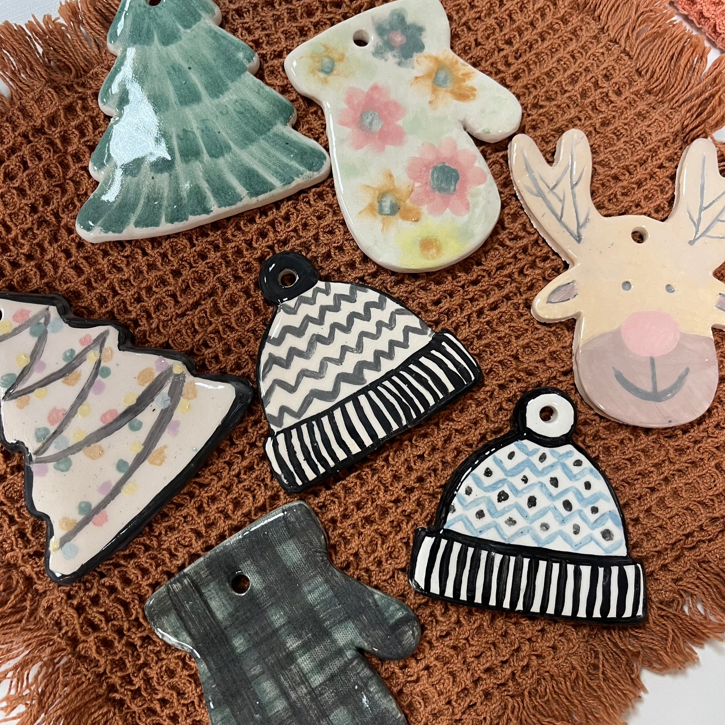 Xmas ornaments | Christmas workshop (10 pieces)