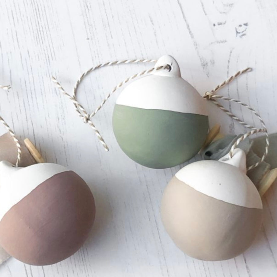 Christmas Baubles Workshop – Make 3 Ornaments