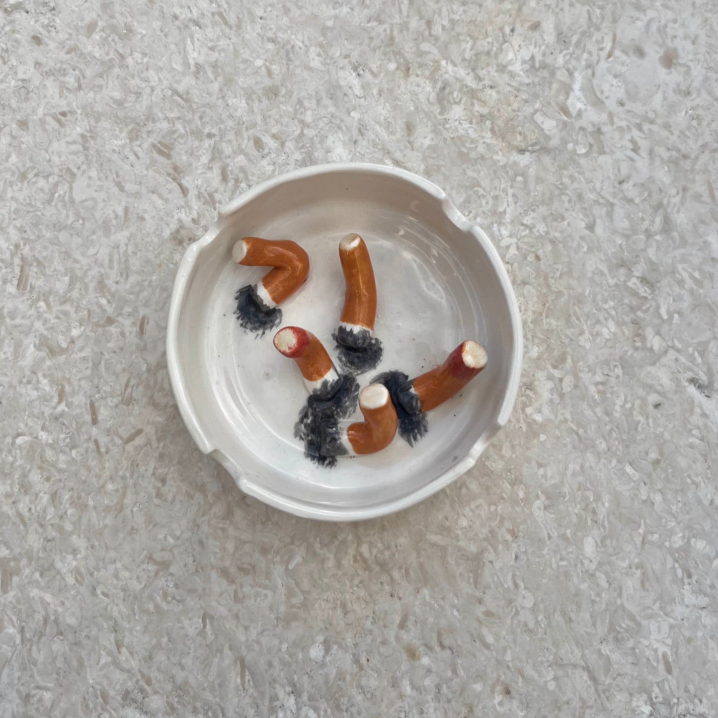 Ashtray/accessory holder full of cigarettes #3