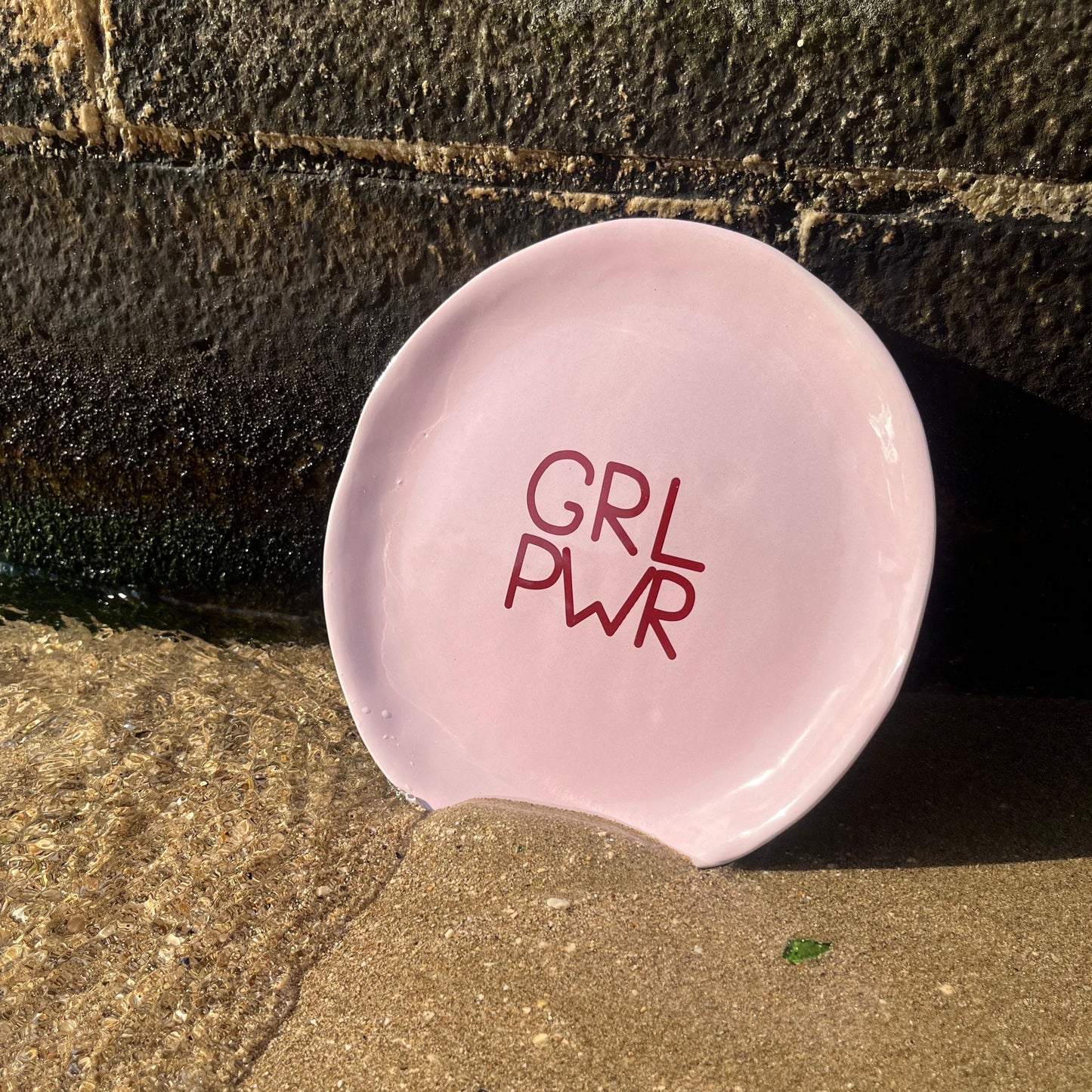 Keramikplatte "GRL PWR"