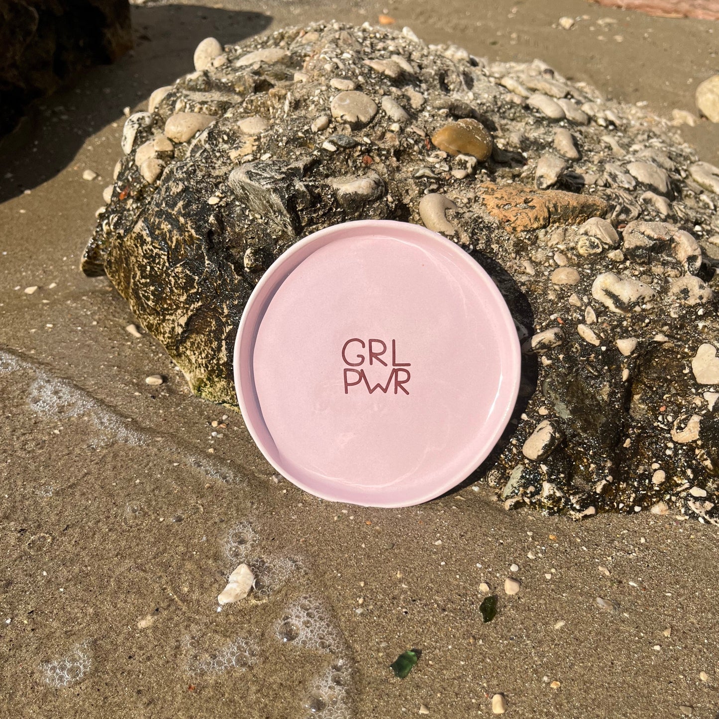 Keramikplatte "GRL PWR"