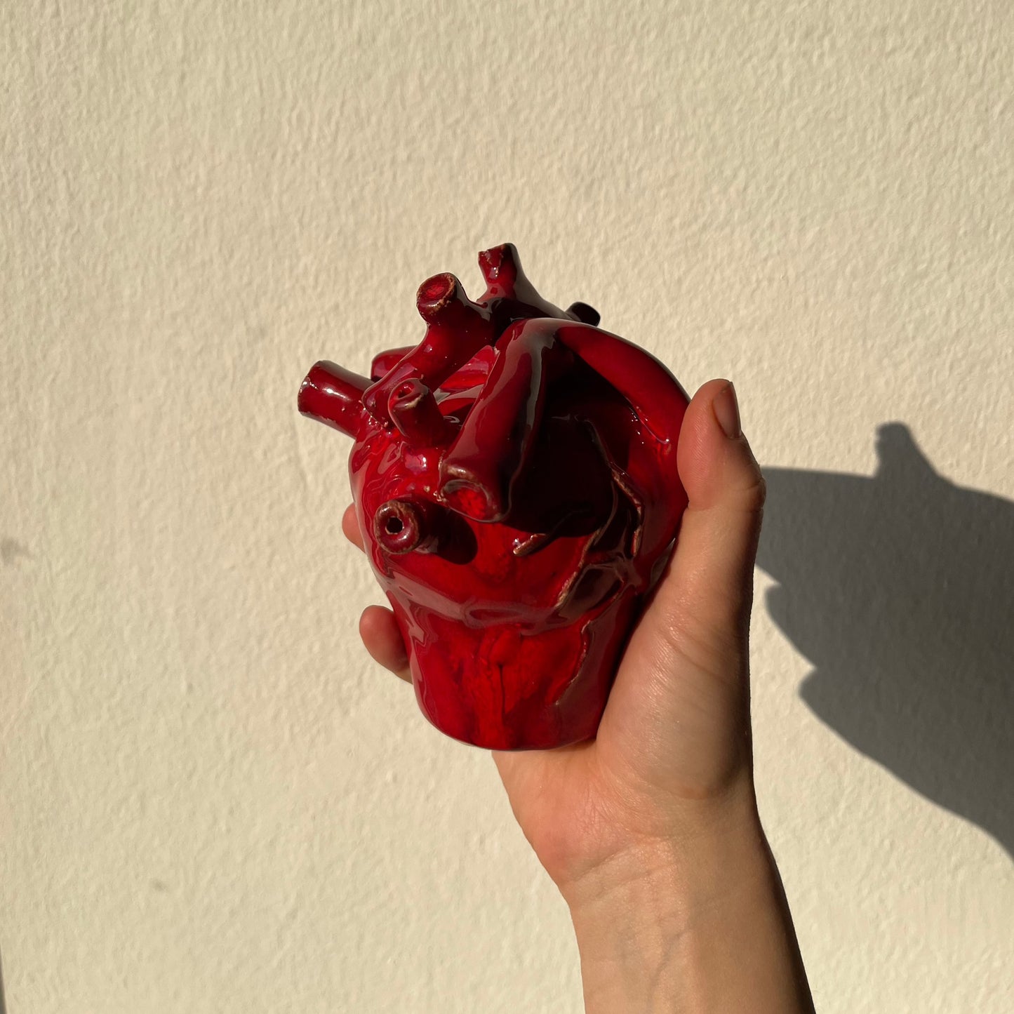 Designer Anatomisches Herz aus Keramik