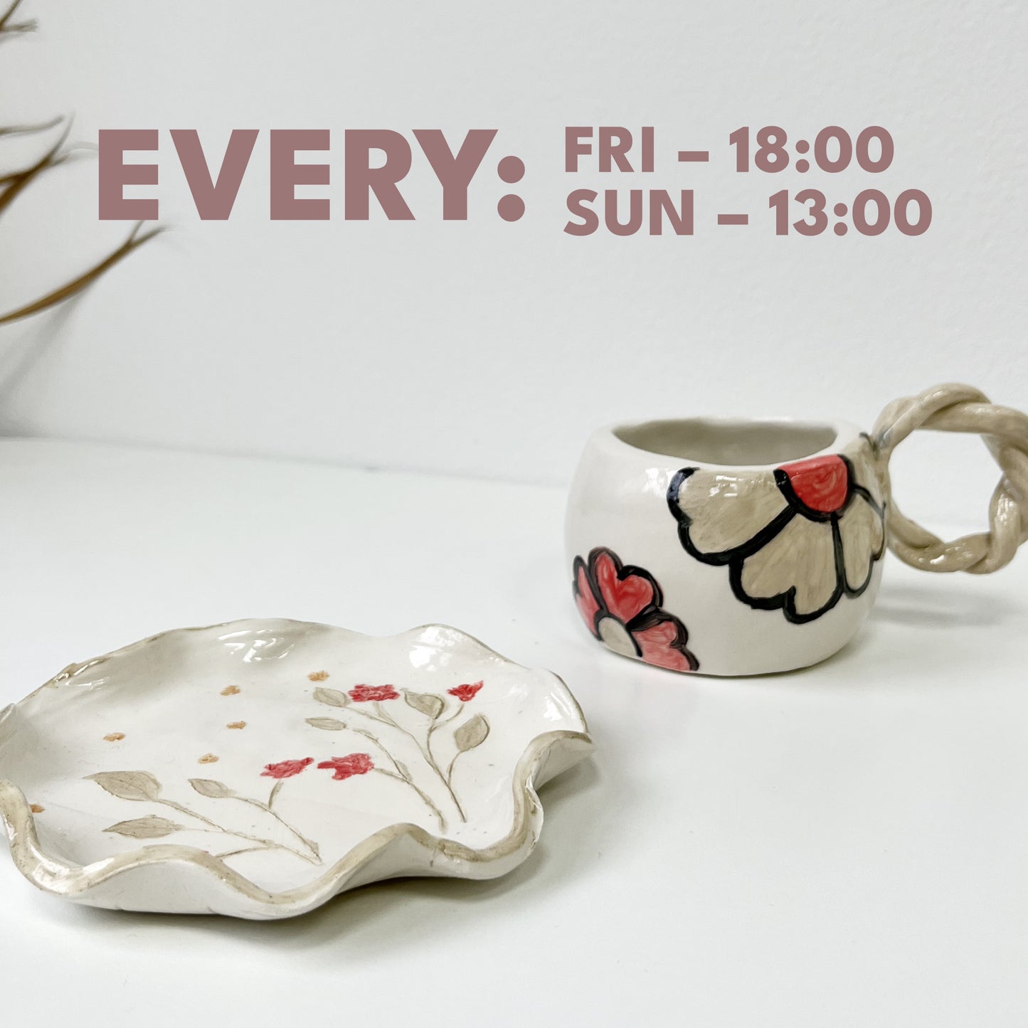 Clay & Wine: Cup & plate | workshop