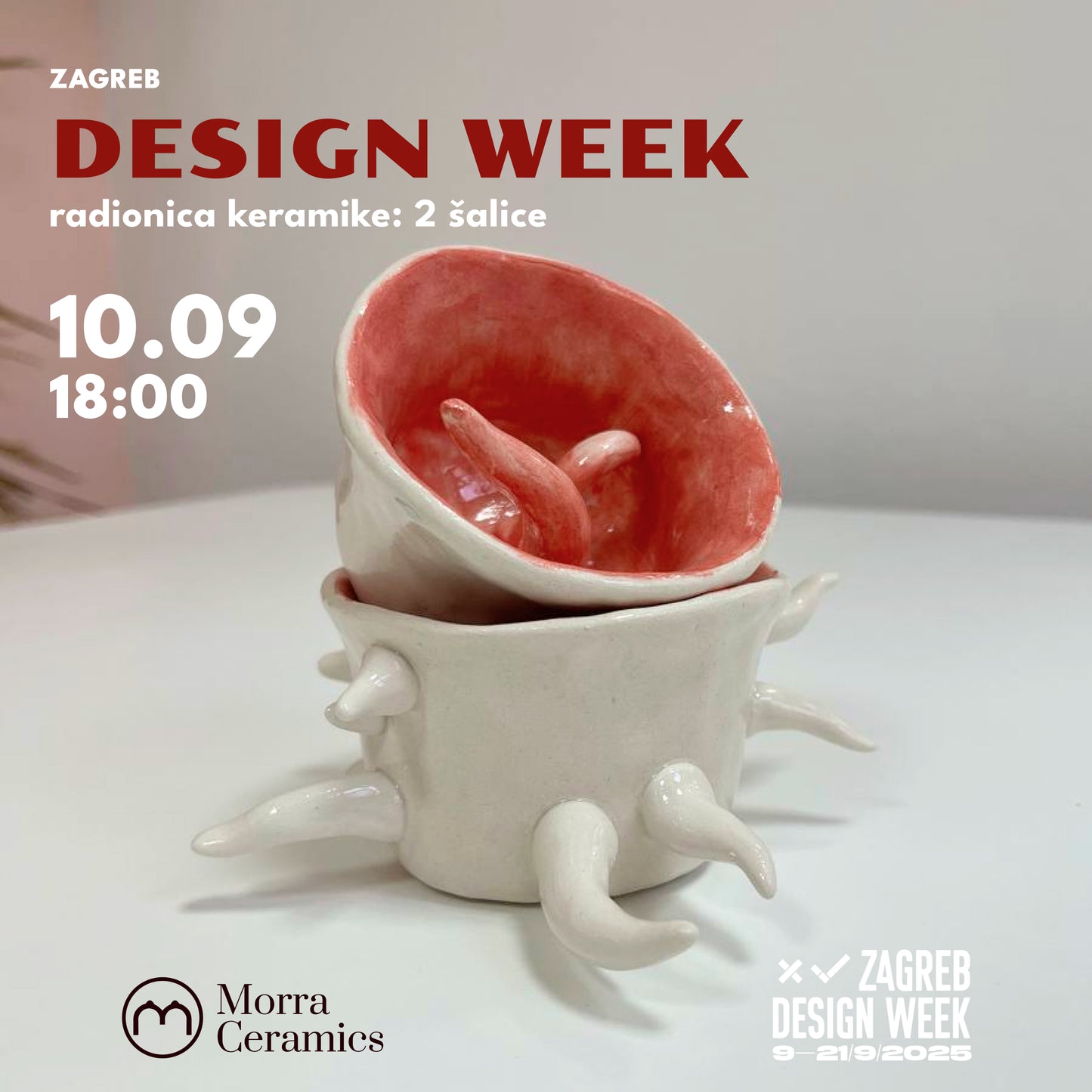 Set of 2 Cups | Zagreb Design Week | 10.09