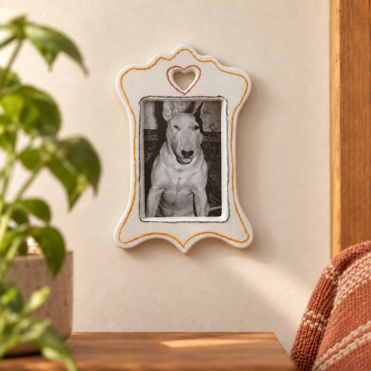 Ceramic photo frames