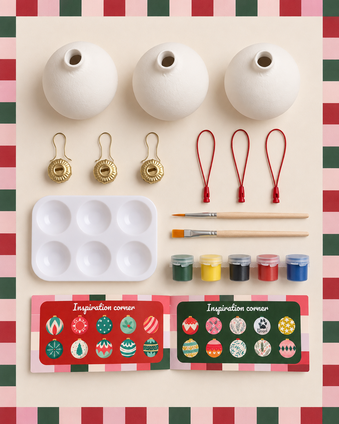 CHRISTMAS BAUBLES PAINTING KIT
