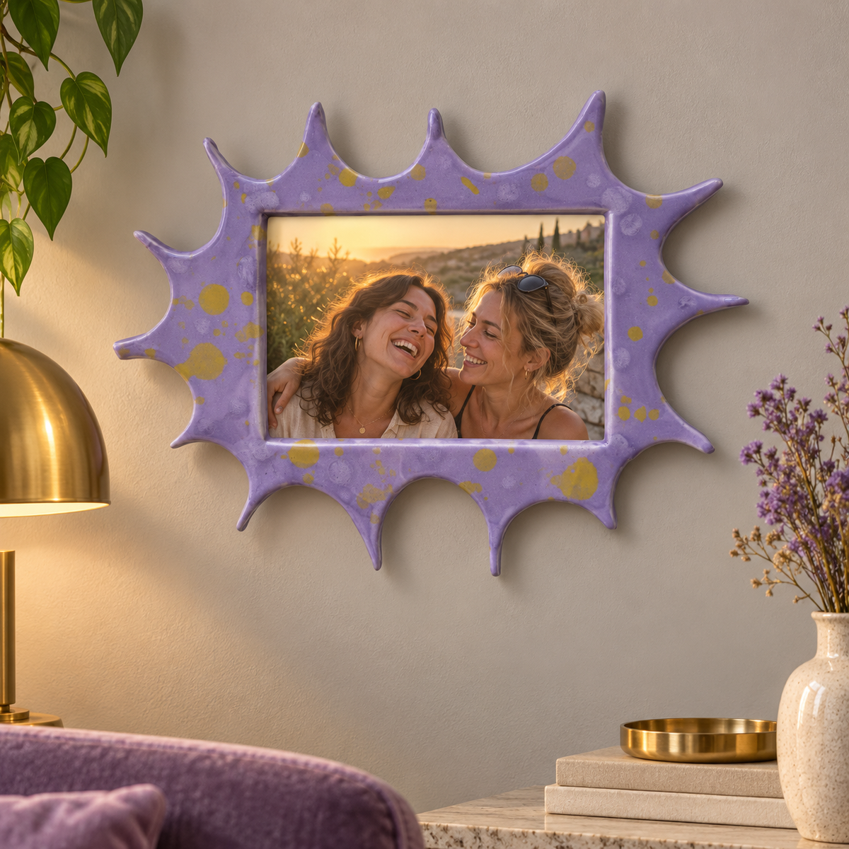 Ceramic photo frames