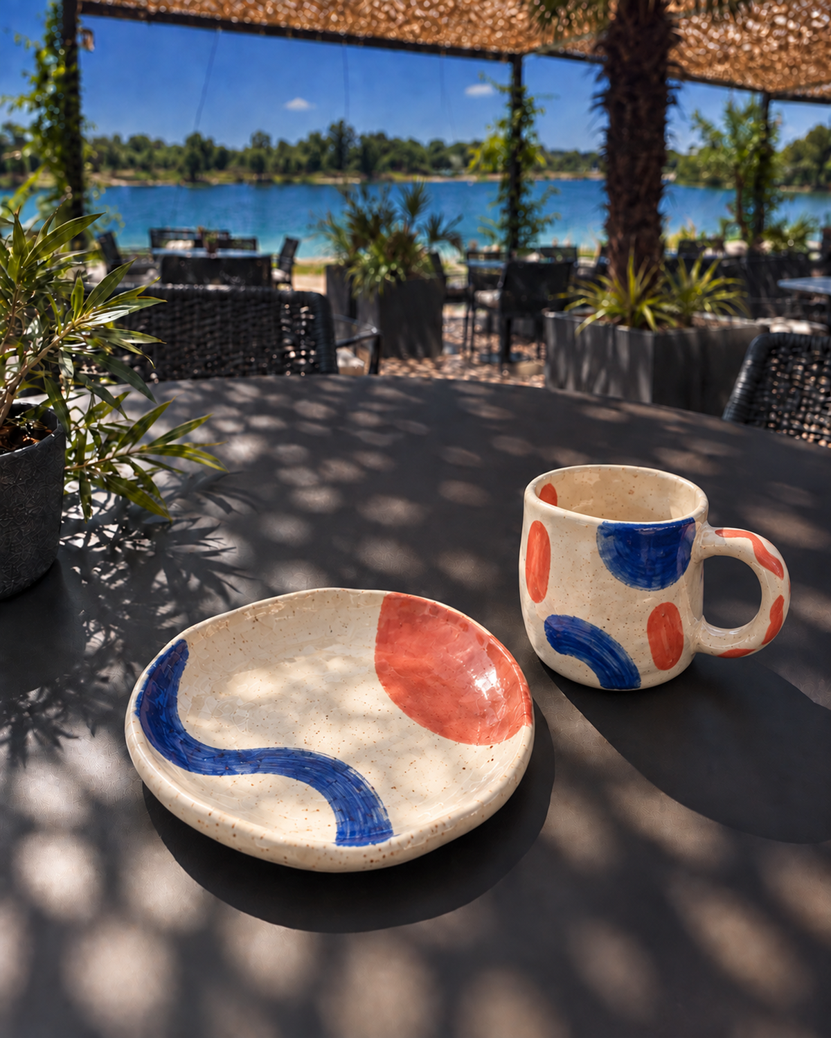 Aquarius Clay Club - Ceramic cups & plates workshop at Jarun Lake