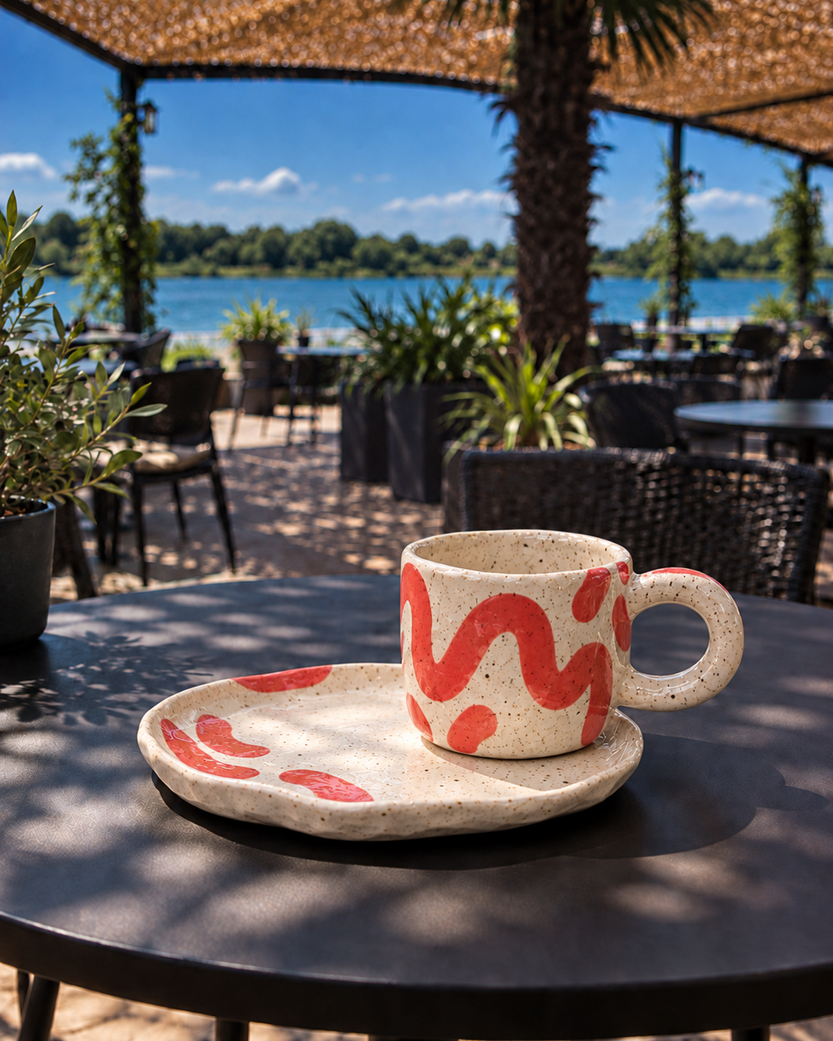 Aquarius Clay Club - Ceramic cups & plates workshop at Jarun Lake