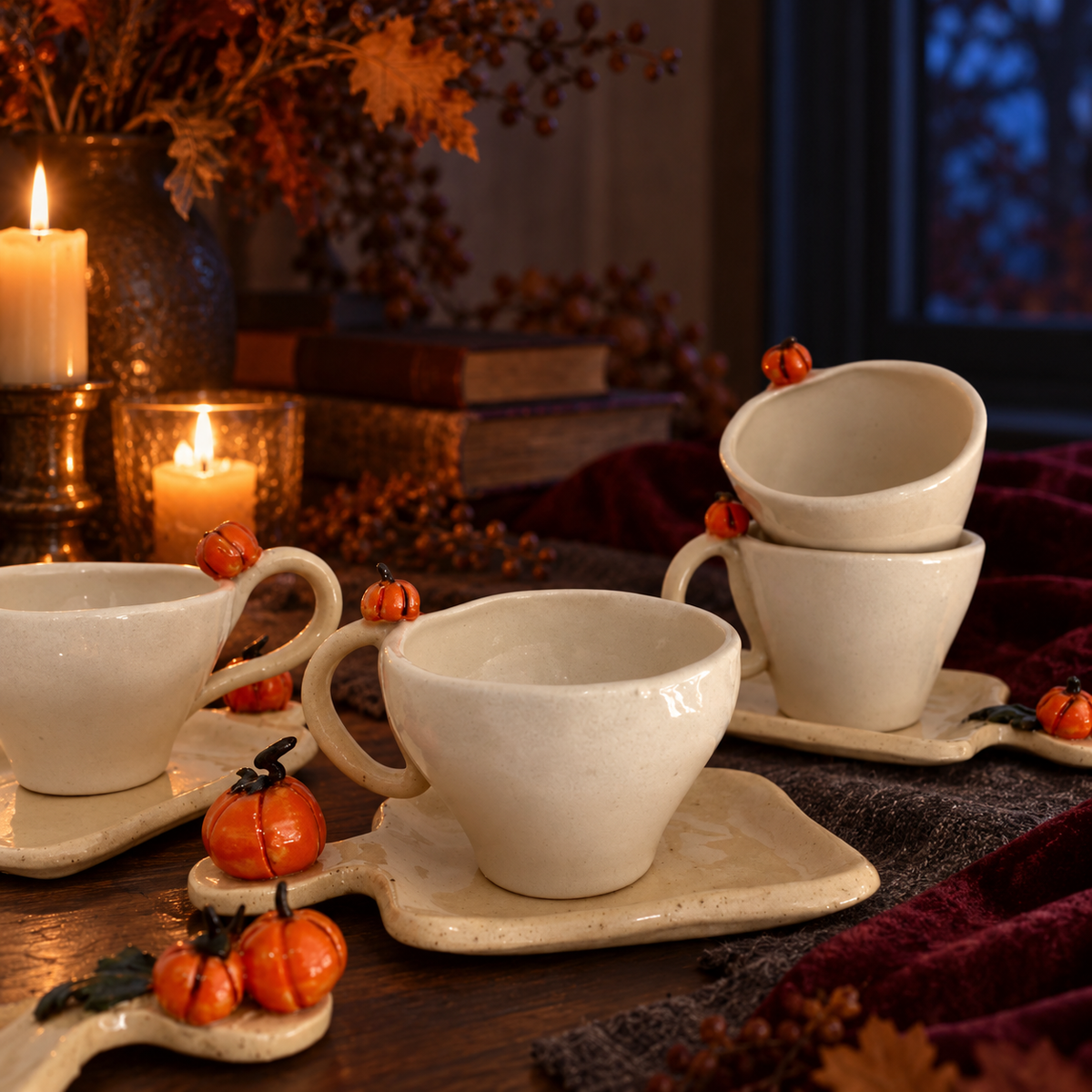 Halloween edition: Cup & plate | workshop