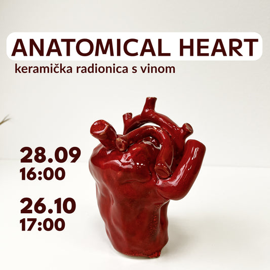 Clay & Wine: Anatomical heart | workshop