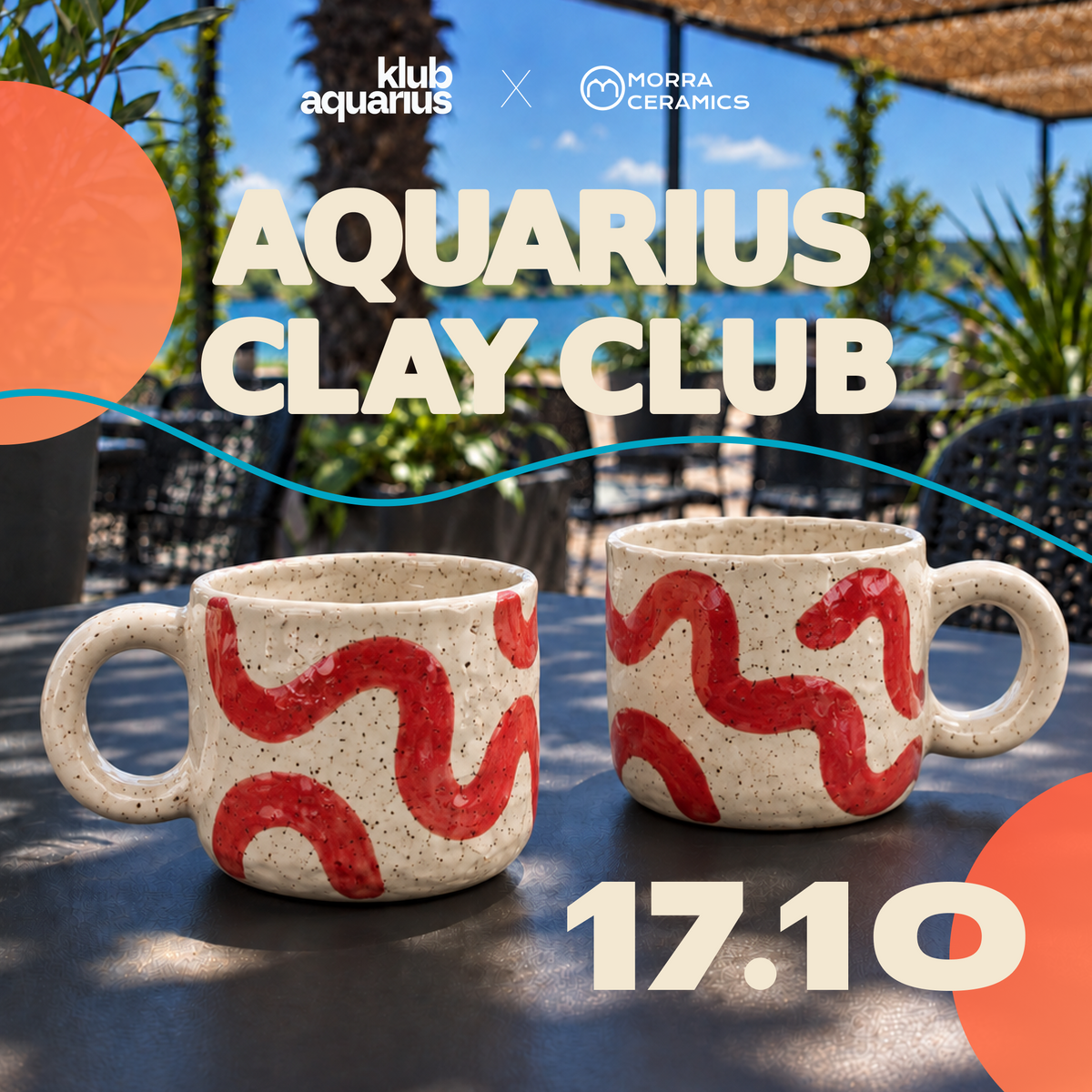 Aquarius Clay Club - Ceramic cups & plates workshop at Jarun Lake