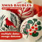 Weihnachtskugeln-Workshop – 3 Ornamente herstellen
