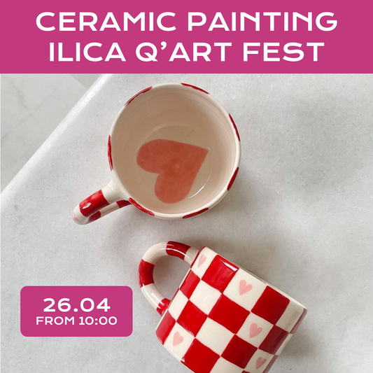 Cup & Jewellery Dish Painting Workshop 26.04 Ilica Q'Art Festival