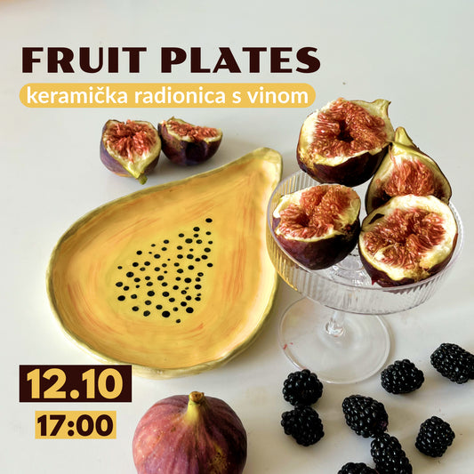 Clay & Wine: Fruit plates | workshop