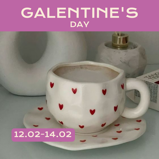 Galentine's Day – Make cups & plates