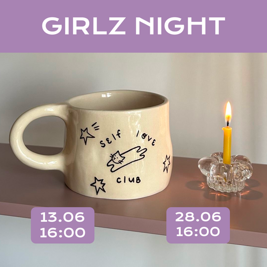 Girlz Night 🍷– Make cups & plates – 13.06 | 28.06