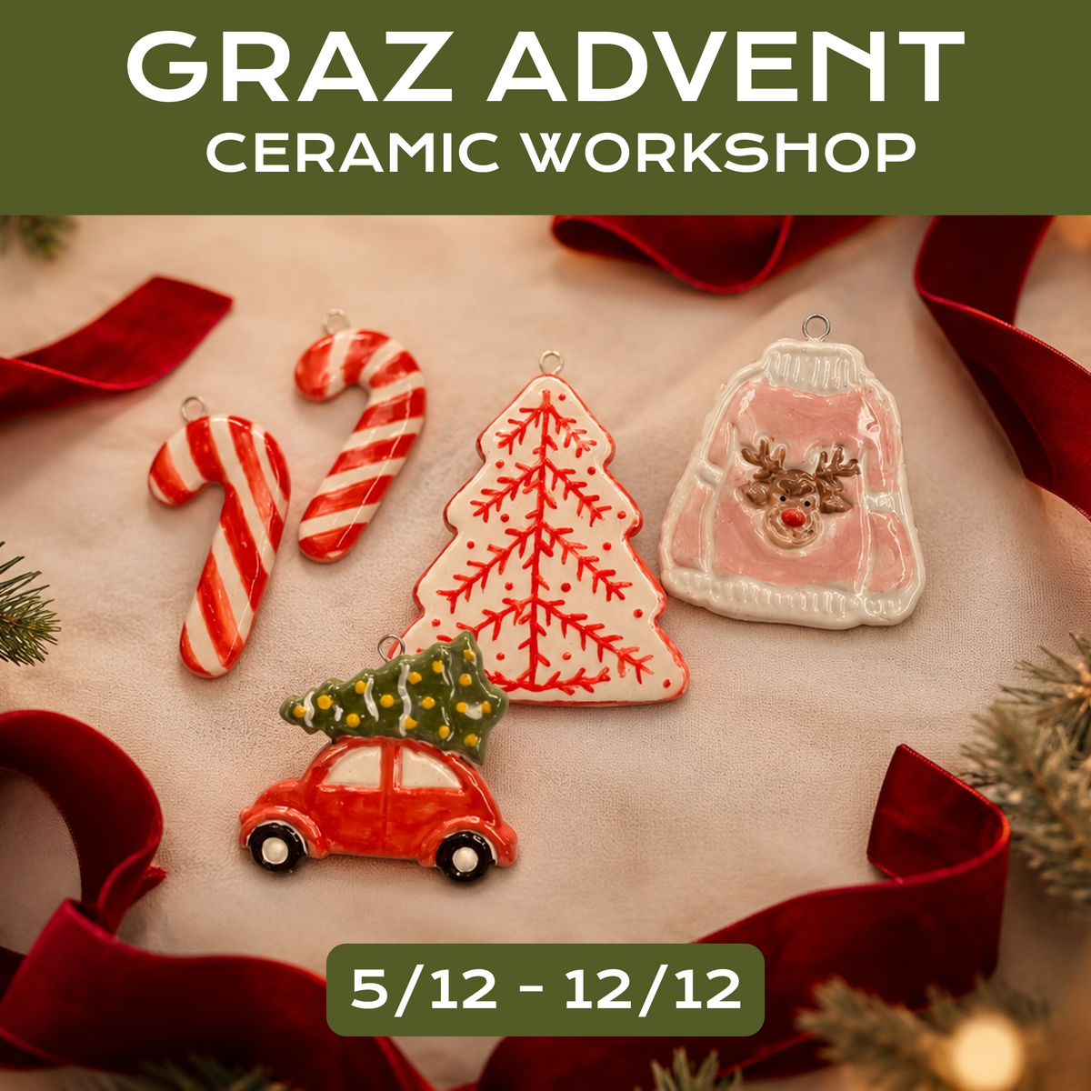 🤶 Advent Graz: Weihnachtsschmuck-Workshop