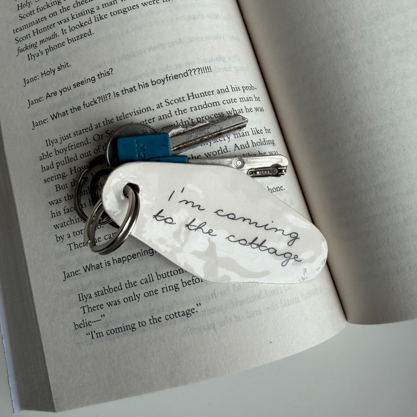 Heated keychain I'm coming to the cottage