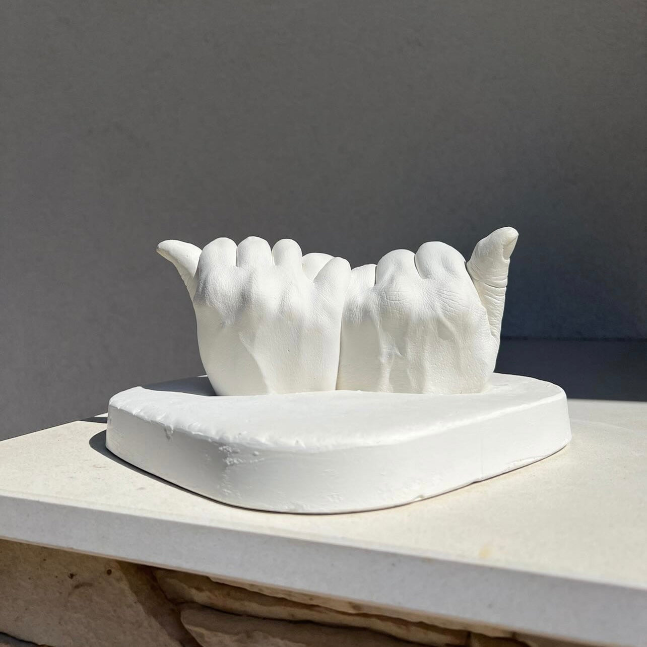 Hands sculpture | Plaster workshop