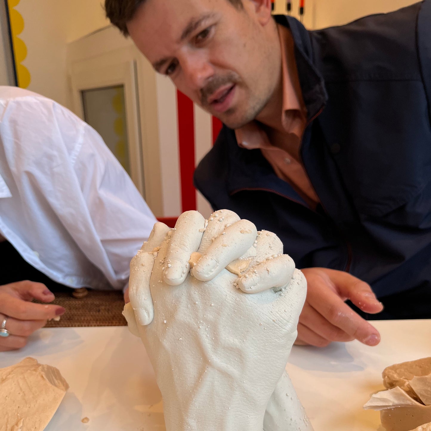 Hands sculpture | Plaster workshop