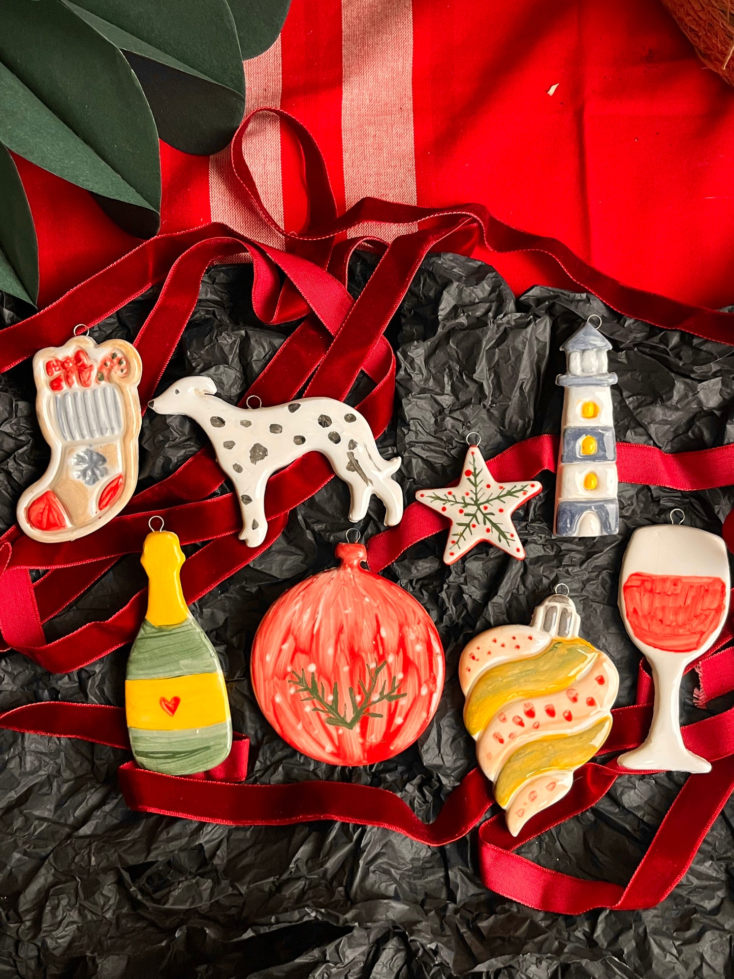 Xmas ornaments | Christmas workshop (10 pieces)