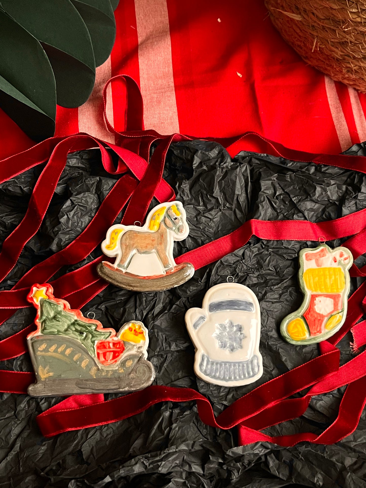 Xmas ornaments | Christmas workshop (10 pieces)