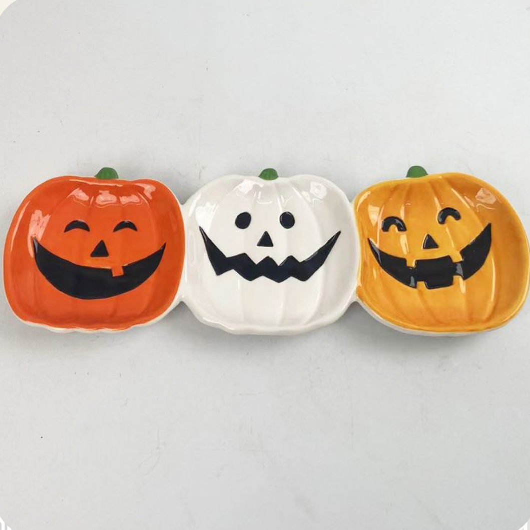 Halloween plates | Clay & Wine workshop