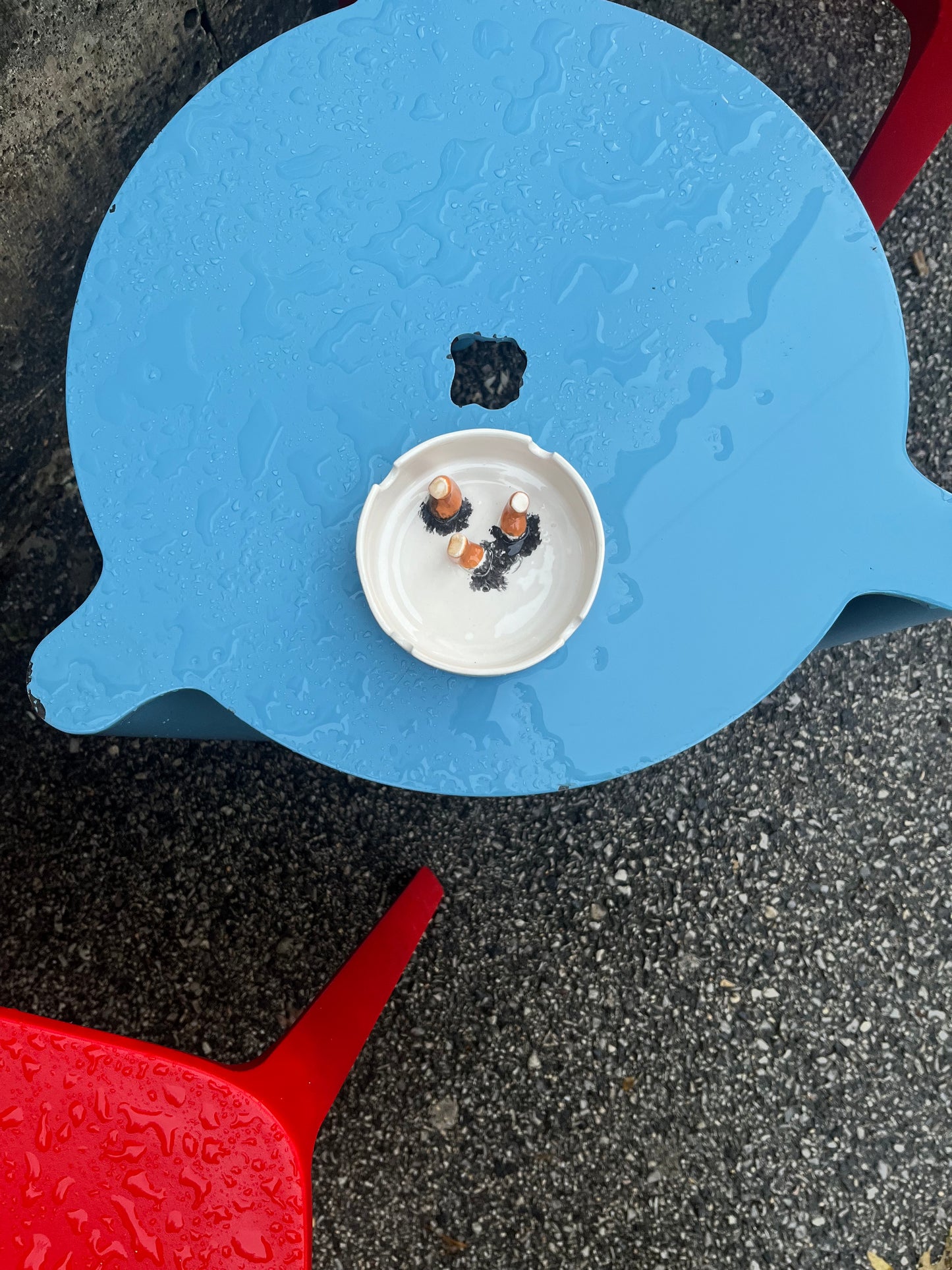 Ashtray/accessory holder full of cigarettes #1