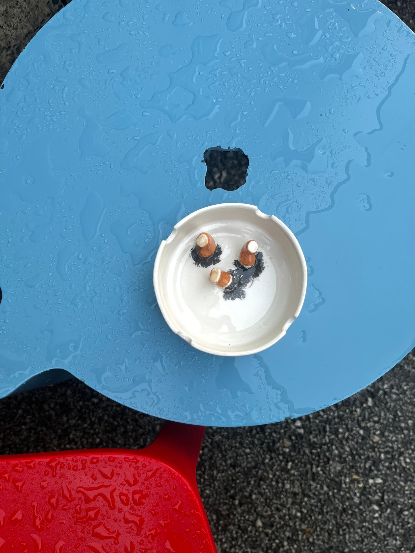 Ashtray/accessory holder full of cigarettes #1