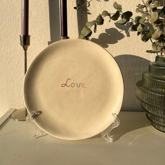 Ceramic plate "Love"