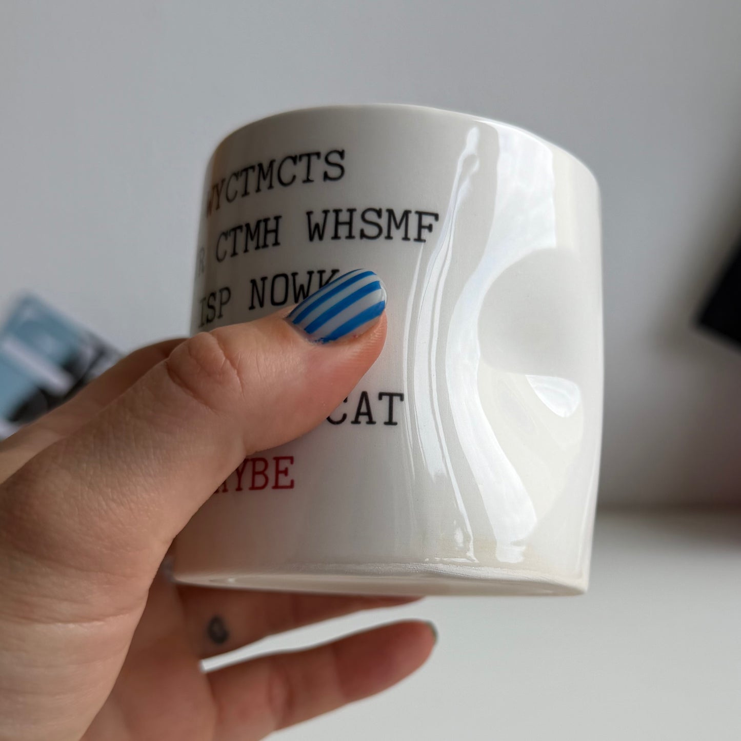 Heated crumpled cup WYCTMCTS