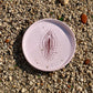 Ceramic plate "Vulva"