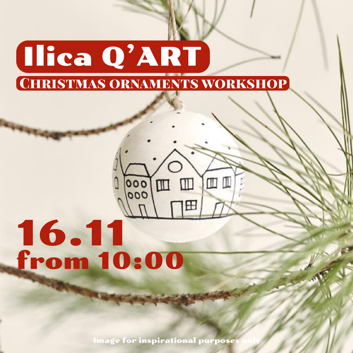 Christmas Baubles Workshop – Ilica Festival
