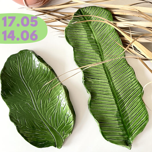 Clay & Wine: Leaf plates | workshop