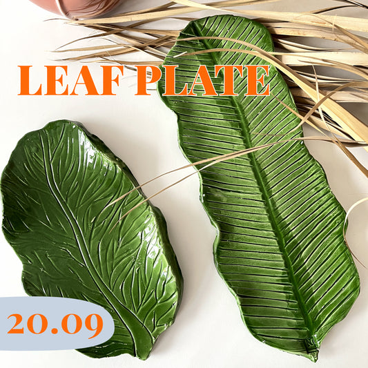 Clay & Wine: Leaf plates | workshop