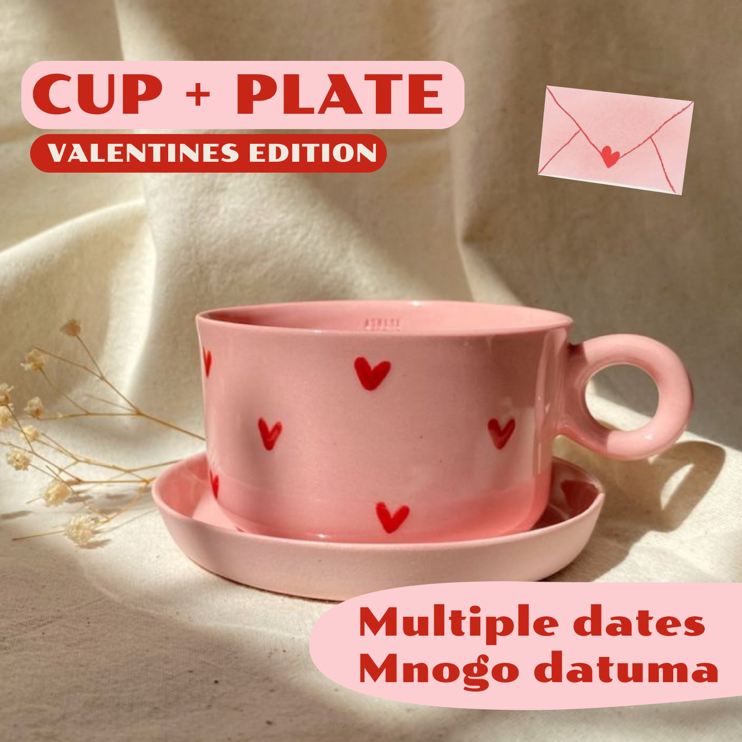 Valentine's Edition: Cup & plate | workshop