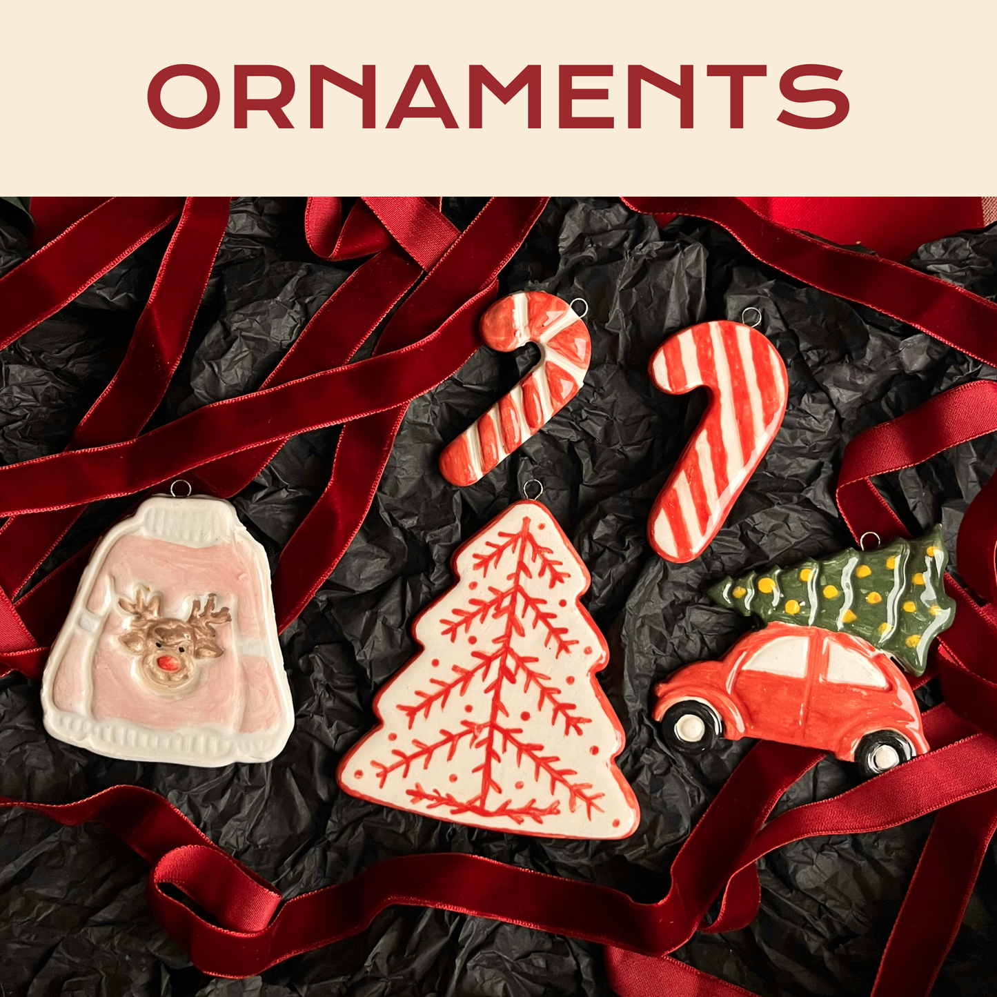 Xmas ornaments | Christmas workshop (10 pieces)