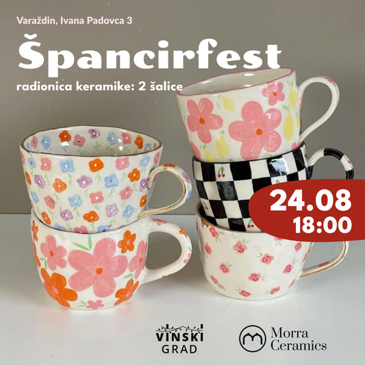 Clay & Wine by Tikveš | Set of 2 cups | Špancirfest | 24.08