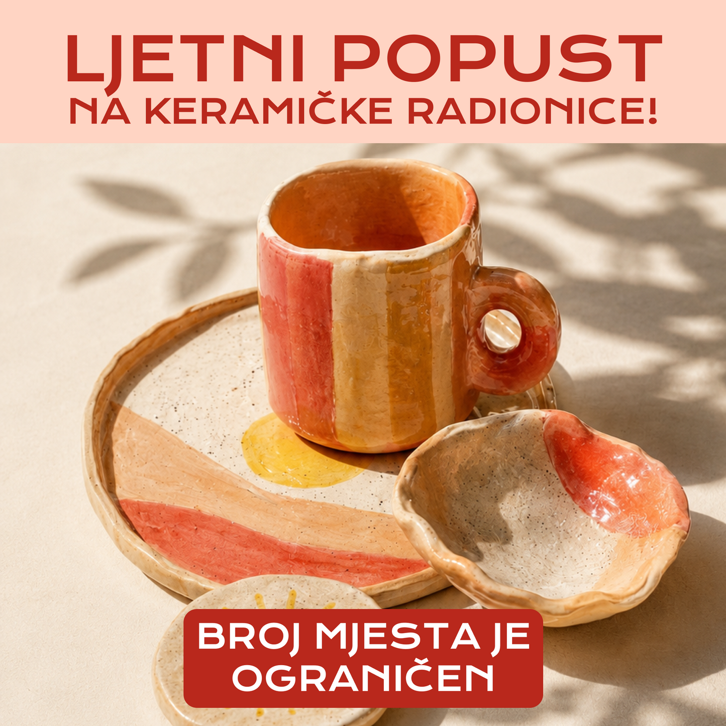 Keramička radionica – Izrada 2 šalice ILI 1 šalice + tanjura